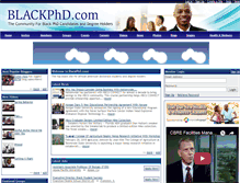 Tablet Screenshot of blackphd.com